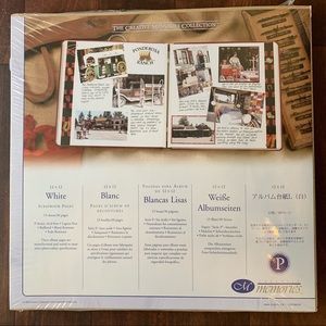 NEW Creative Memories P-Series 12 x 12 White Scrapbook Pages Old Style